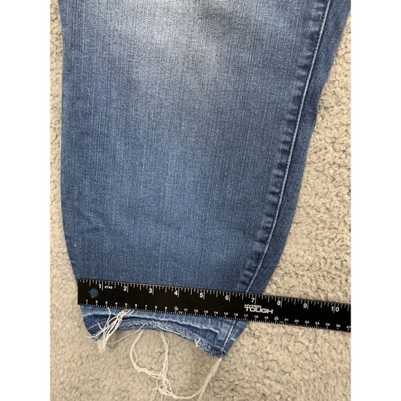 TORRID Premium Skinny 22 Denim Blue Jeans Ankle Cut-off Cropped Hem 5 Pockets - Picture 10 of 11